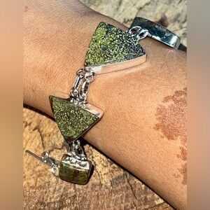 Piemontite Dragon Stone Bracelet